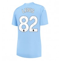 Manchester City Rico Lewis #82 Replika Hemmatröja Dam 2023-24 Kortärmad